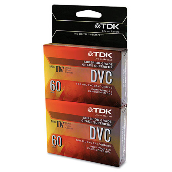 TDK 38630 MiniDV blank video tape