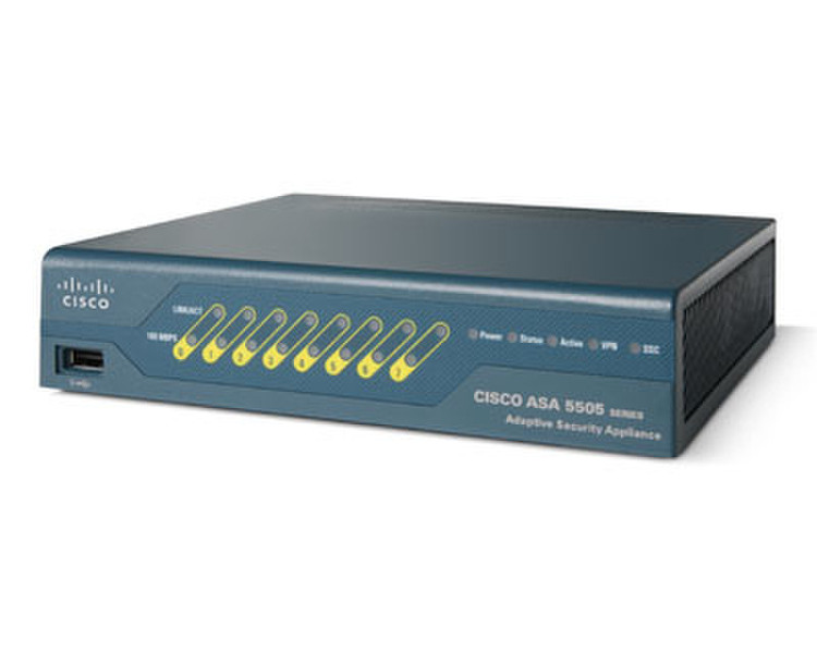 Cisco ASA 5505 1U 150Mbit/s Firewall (Hardware)