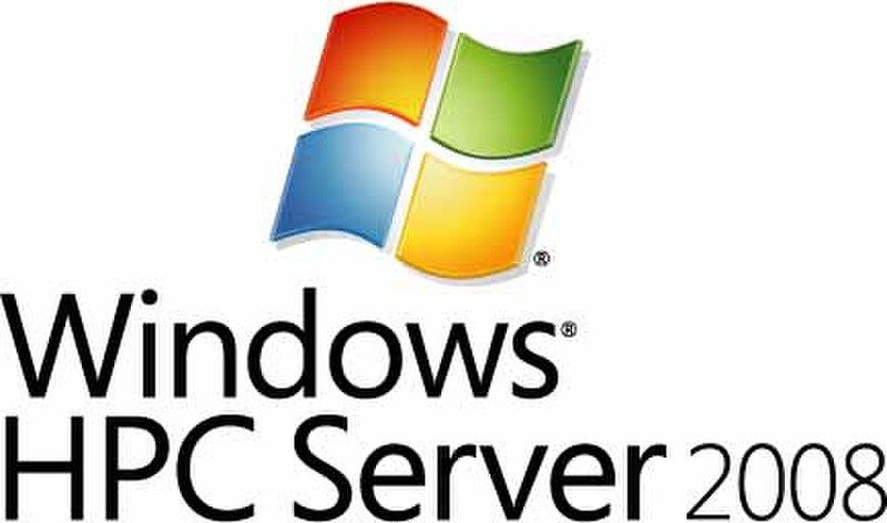 Microsoft Windows HPC Server 2008 with Service Pack 2 64-bit, MVL, Disk Kit, DVD, CHI (SIMPL)