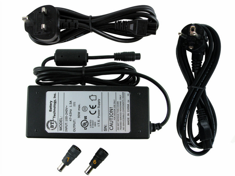 BTI AC-U90EU-SY Indoor 90W Black power adapter/inverter