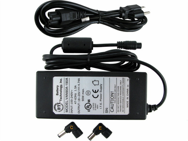 BTI AC-U90W-PA 90W Black power adapter/inverter