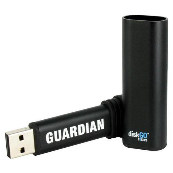 Edge 8GB DiskGO Secure GUARDIAN 8GB USB 2.0 Type-A Black USB flash drive