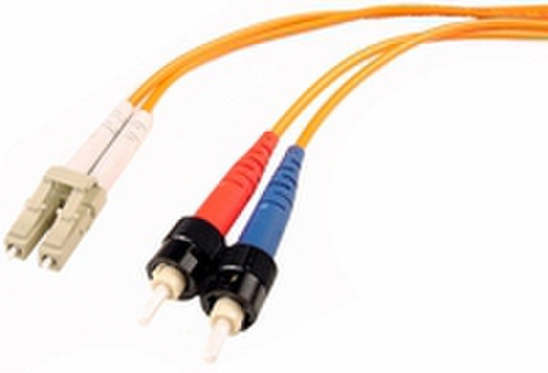 Cables Unlimited LC to ST 62.5/125 Multimode Fiber Cable 1m SC LC Orange Glasfaserkabel