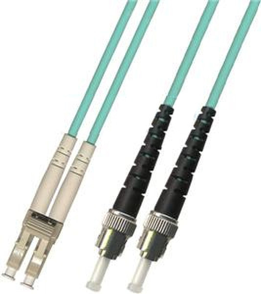 Oncore 3m, 50/125, LC - ST, PL 3m LC ST Blue fiber optic cable