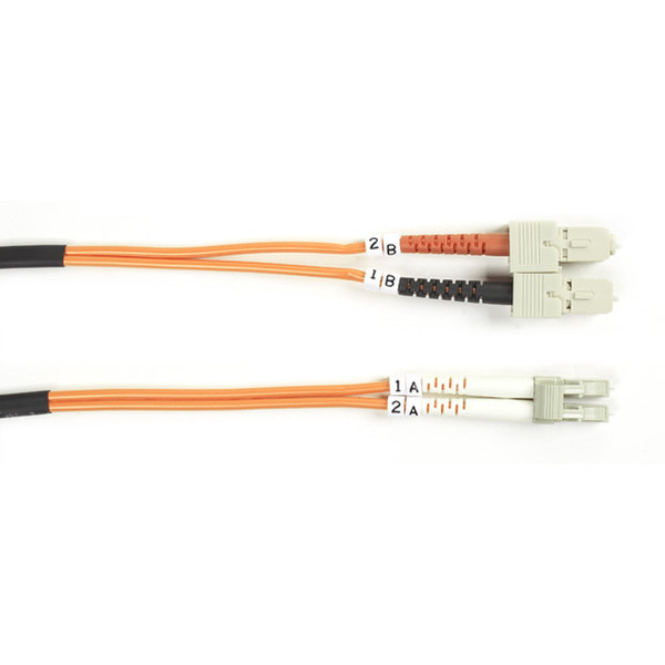 Oncore 1m, LC - SC, M/M 1m LC SC Orange fiber optic cable