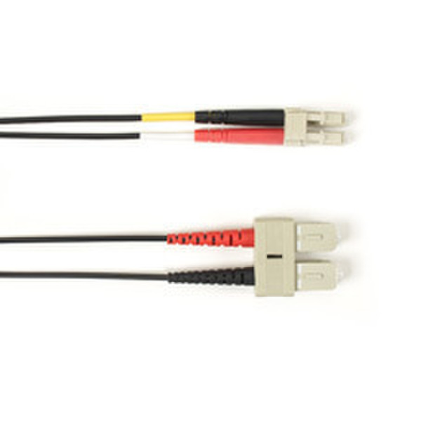 Oncore 7m, LC - SC, M/M 7m LC SC Black fiber optic cable