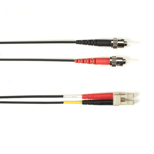Oncore 1m, LC - ST, M/M 1м LC ST Черный оптиковолоконный кабель