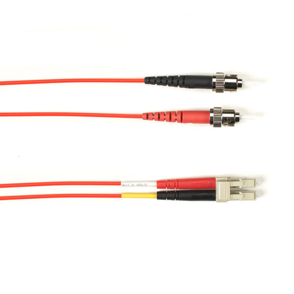 Oncore 30m, LC - ST, M/M 30m LC ST Red fiber optic cable