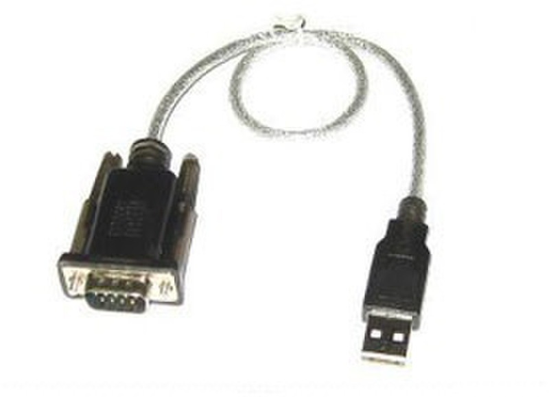 Micropac SBT-USC1K USB A DB-9 Black,Transparent cable interface/gender adapter