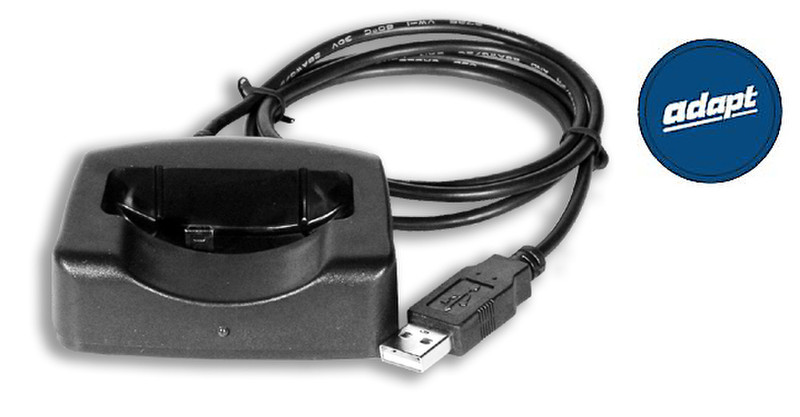 Adapt USB Cradle for QTEK 8020 Black mobile phone cable