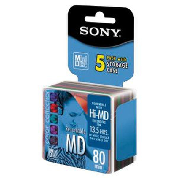 Sony 5 HI-MD Magnet Optical Disk