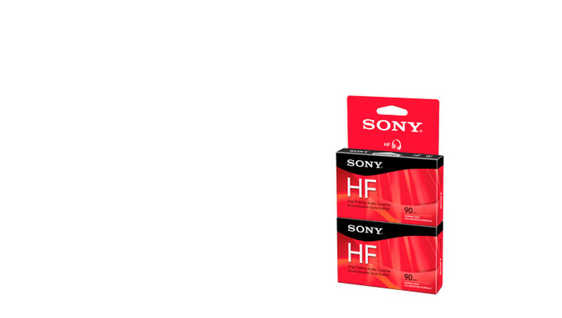 Sony C90HFR/2 90min 2Stück(e) Audio-/Videokassette