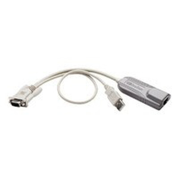 Raritan Paragon II Serial, USB RJ-45 White cable interface/gender adapter