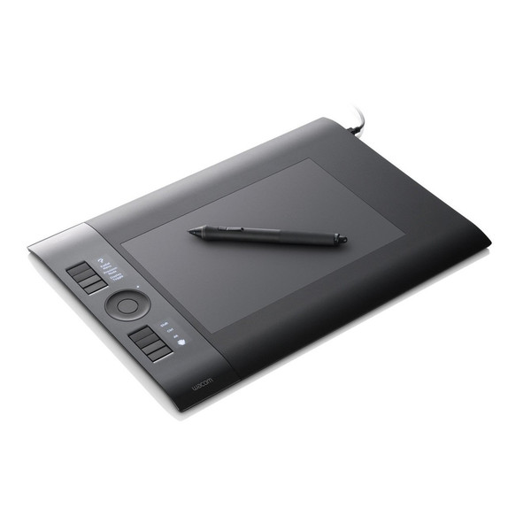 Wacom Intuos Intuos4 M 5080линий/дюйм 223.5 x 139.7мм USB Черный графический планшет