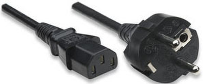 Manhattan 308373 3m Black power cable