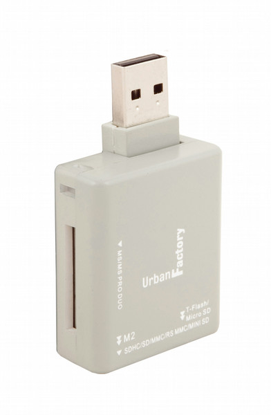 Urban Factory MCR05UF USB 2.0 Grau Kartenleser