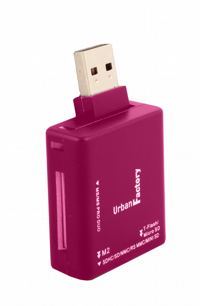 Urban Factory MCR06UF USB 2.0 Pink card reader