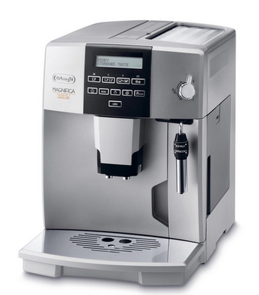 DeLonghi ESAM 04.120.S Отдельностоящий Semi-auto Espresso machine 1.8л 14чашек Черный, Cеребряный кофеварка