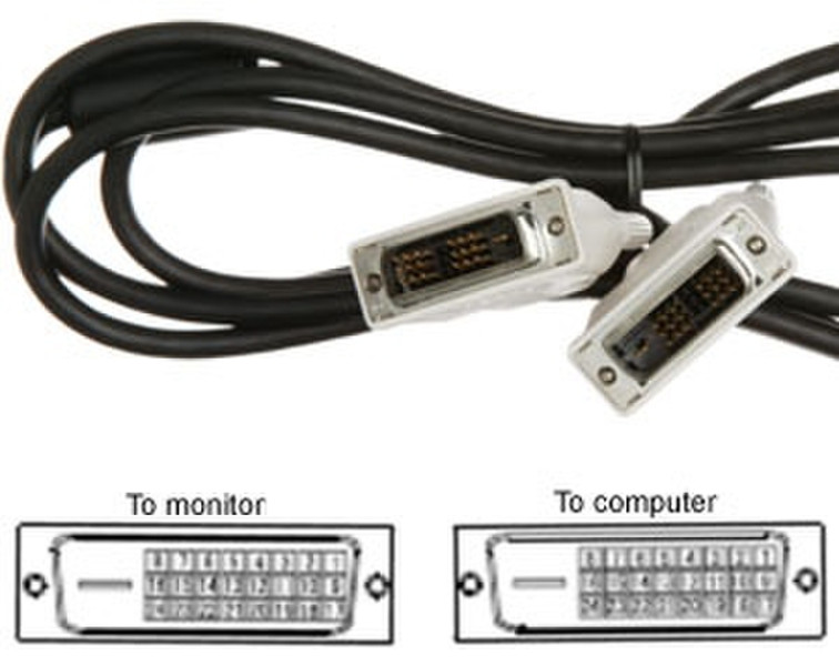 Eizo DVI-D 24-pins /DVI-D 24 pins, Black 1.8m Black DVI cable