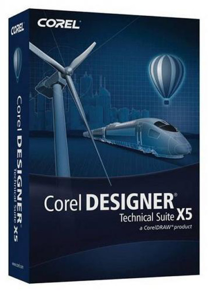 Corel DESIGNER Technical Suite X5, 1-10u, ENG/DEU/FRE