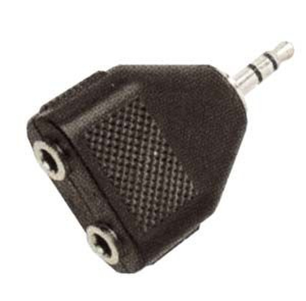 GR-Kabel PA-205 3.5mm 2x 3.5mm Black cable interface/gender adapter