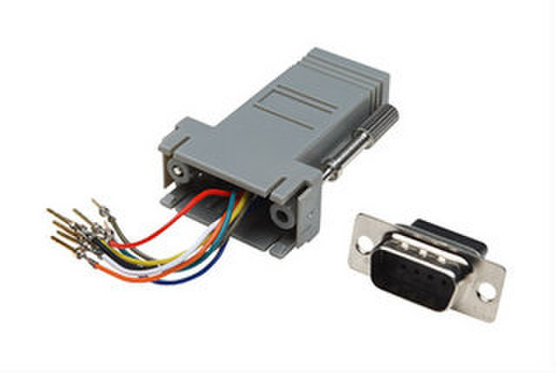Intellinet 201155 DB9, M RJ-45, F Grey cable interface/gender adapter