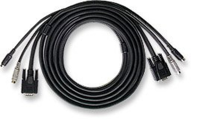 Intellinet 204996 4.5m Black KVM cable