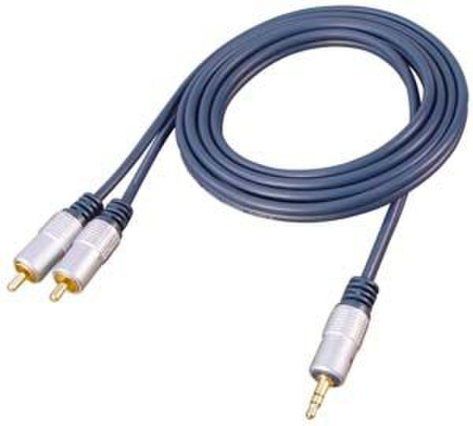 GR-Kabel PB-456 1.5м 3.5mm Черный аудио кабель