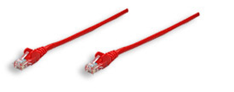 Intellinet 343978 0.5m Red networking cable