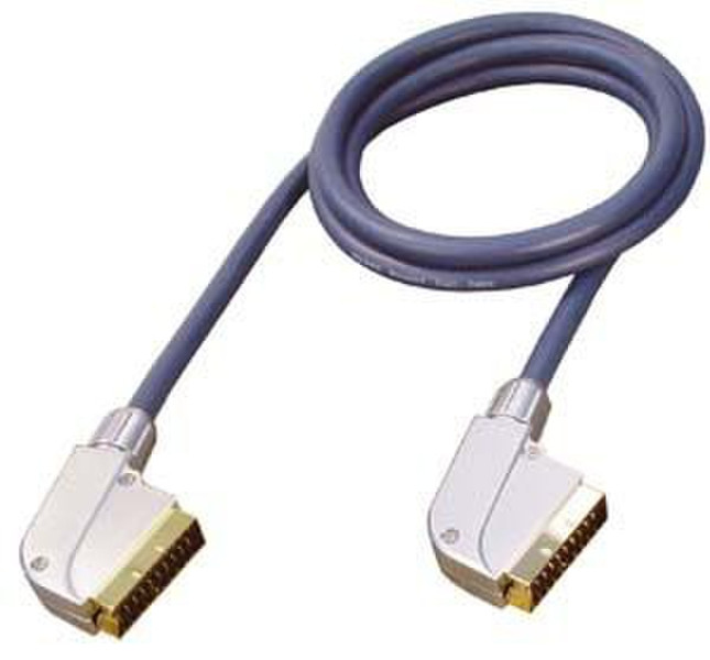 GR-Kabel PB-459 1.5м SCART (21-pin) SCART (21-pin) Черный SCART кабель