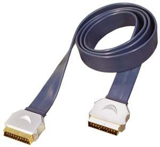 GR-Kabel PB-463 1м SCART (21-pin) SCART (21-pin) Черный SCART кабель