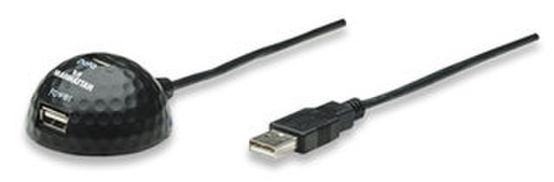 Manhattan 179003 1.8м Черный кабель USB