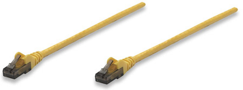 Intellinet 344364 3м Желтый сетевой кабель