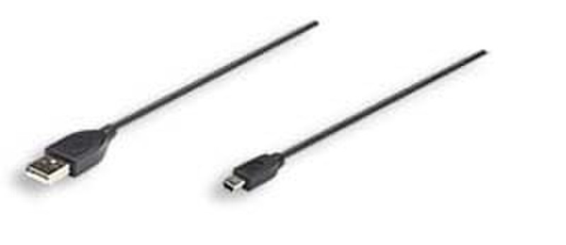 Manhattan 302388 4.5m USB A Schwarz USB Kabel