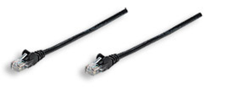 Intellinet 344647 7.5m Black networking cable