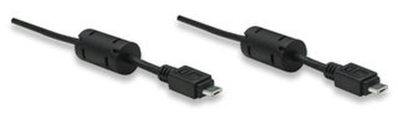 Manhattan 307468 1.8m Micro-USB A Micro-USB A Schwarz USB Kabel