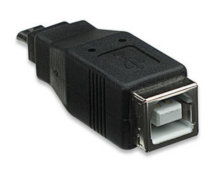 Manhattan 308694 USB-B Micro USB-B Черный кабельный разъем/переходник