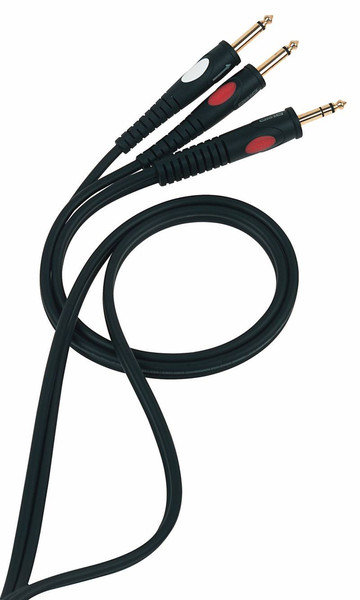 Die-Hard DH540LU3 3m 6.35mm 2 x 6.35mm Black audio cable