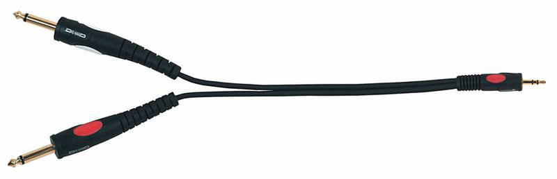 Die-Hard DH615 0.3m 3.5mm Black audio cable