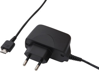 LG Travel Charger KG800 Indoor Black mobile device charger