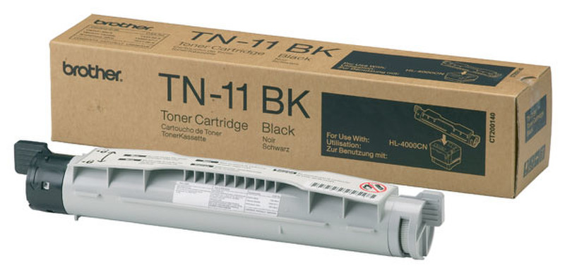 Brother TN-11BK Тонер 8500страниц Черный тонер и картридж для лазерного принтера
