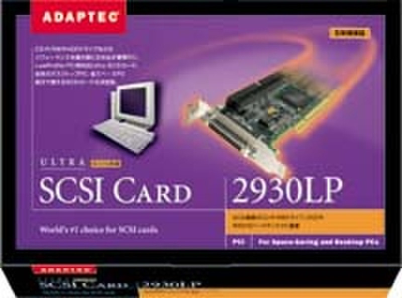 Adaptec SCSI CARD 2930LP Schnittstellenkarte/Adapter