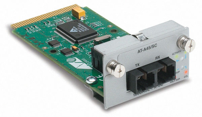 Allied Telesis AT-A45/SC Single port 100FX module компонент сетевых коммутаторов
