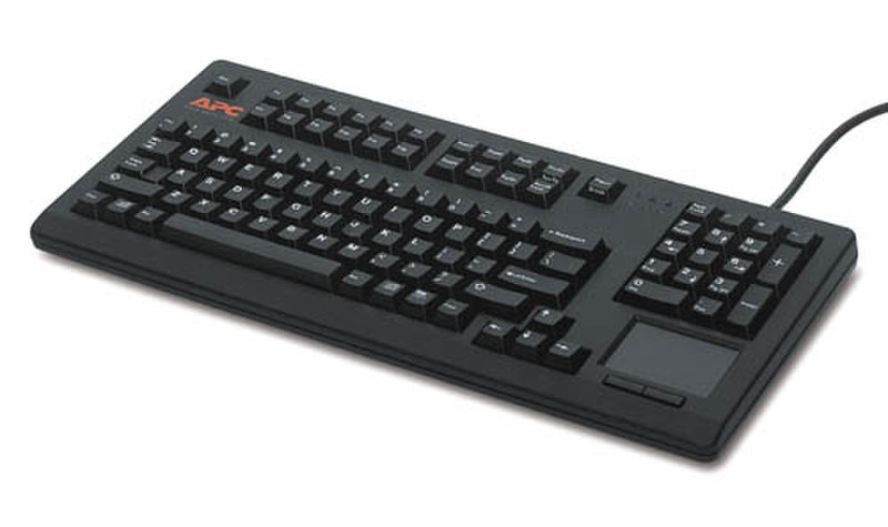APC Keyboard PS/2 PS/2 Черный клавиатура