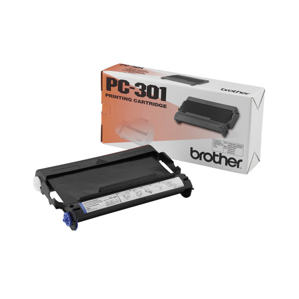 Brother PC-301 Fax cartridge + ribbon 235страниц Черный 1шт расходный материал для факса