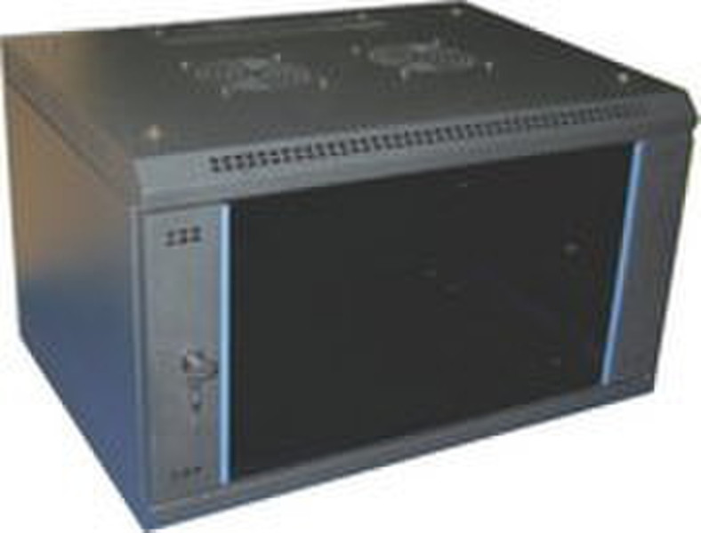 Intellinet 19" 15U Wall mounted Black rack