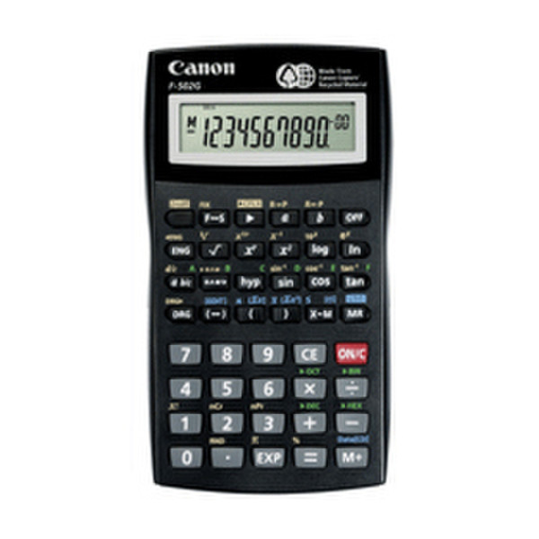 Canon F-502G Desktop Scientific calculator Schwarz