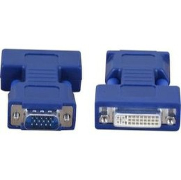 Vertiv VAD-28 DVI-A VGA Blau Kabelschnittstellen-/adapter
