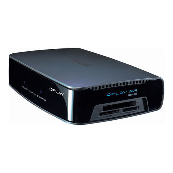 ASUS O!PLAY HDP-R3 Wi-Fi Black digital media player
