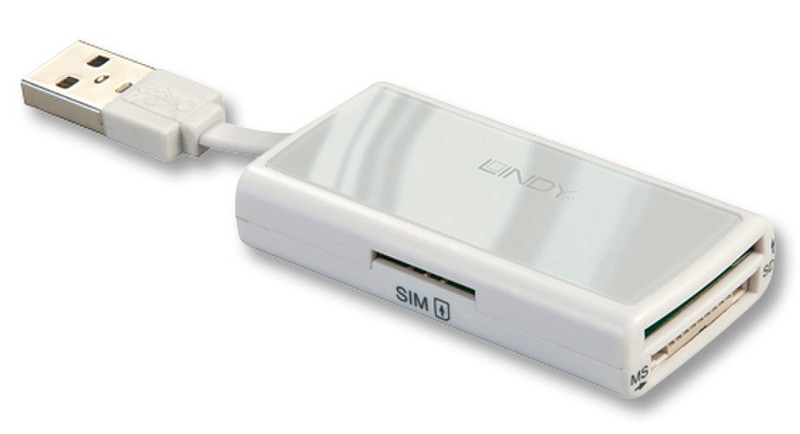 Lindy 42771 Белый устройство для чтения карт флэш-памяти